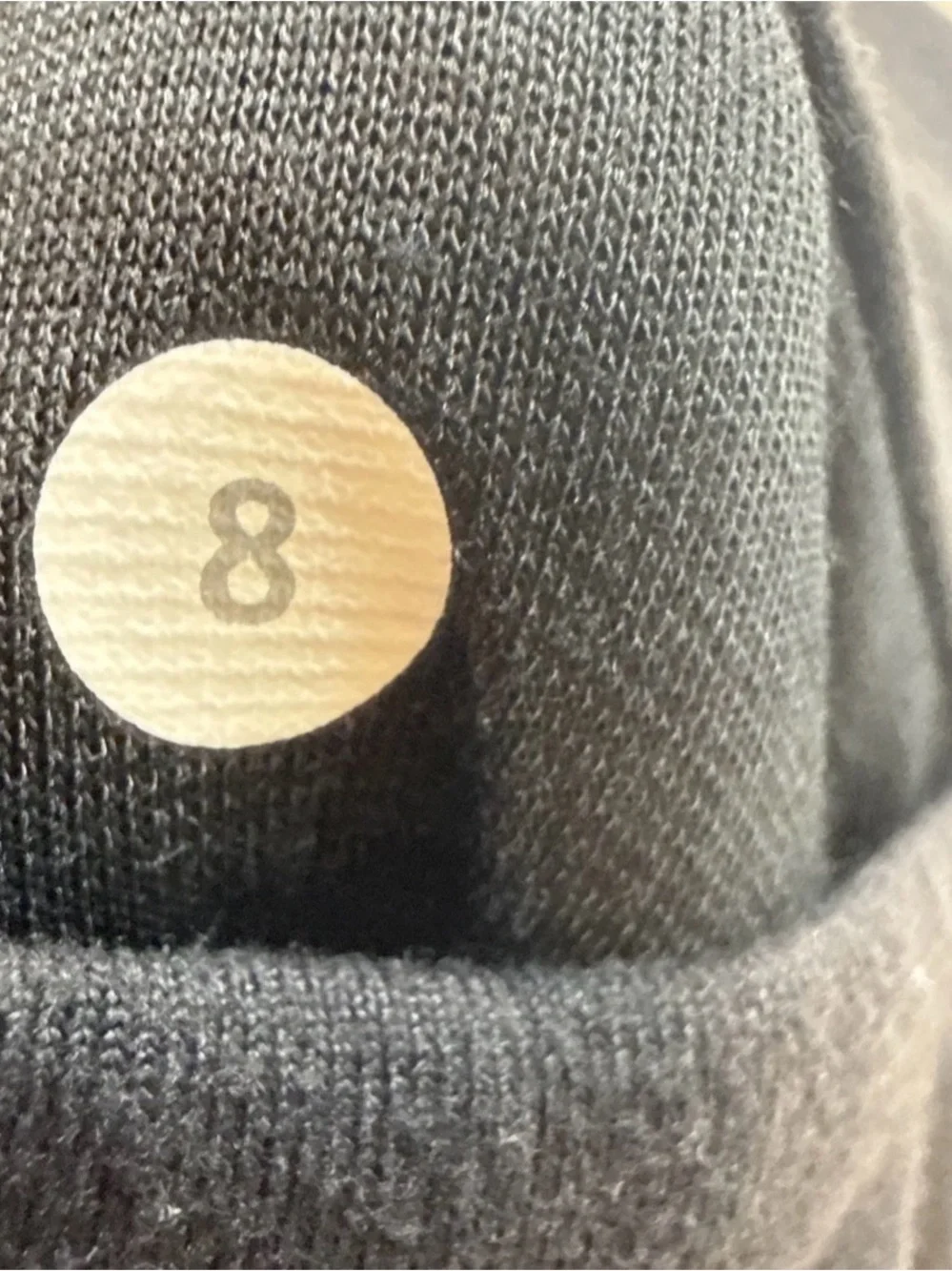 lululemon wide leg fold over yoga pants 8